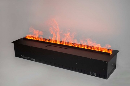 Электроочаг Schönes Feuer 3D FireLine 1000 Pro со стальной крышкой в Новокузнецке