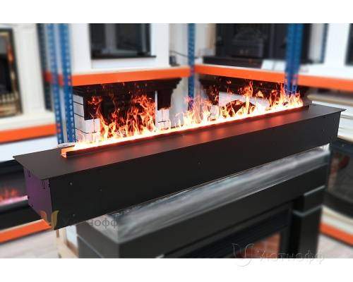 3D электроочаг Real Flame Line-S 150 3D Matte Black в Новокузнецке