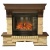 Каминокомплект InterFlame Экстер Rock Beige/Black (темный дуб)+Panoramic 25 в Новокузнецке