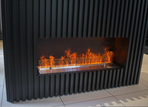 Электроочаг Schönes Feuer 3D FireLine 1000 со стальной крышкой в Новокузнецке