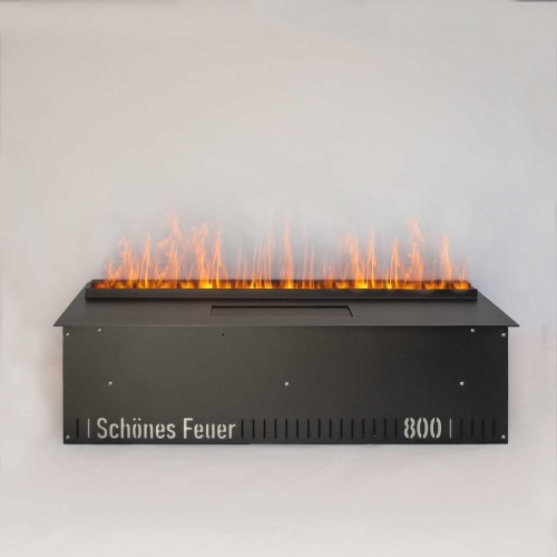 Электроочаг Schönes Feuer 3D FireLine 800 со стальной крышкой в Новокузнецке