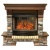 Каминокомплект InterFlame Экстер Rock Beige/Black (темный дуб)+Panoramic 25 в Новокузнецке